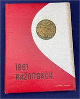 1961 U of A Razorback Yearbook