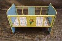 Vintage J. Chein Doll Crib