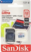 Sandisk Ultra 32GB SD Card - 98MB/s U1(2 Pack)