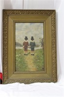 An Antique Oil on Canvas Painting