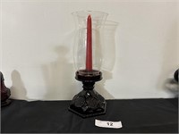 Ruby Red Cape Cod Candle Holder