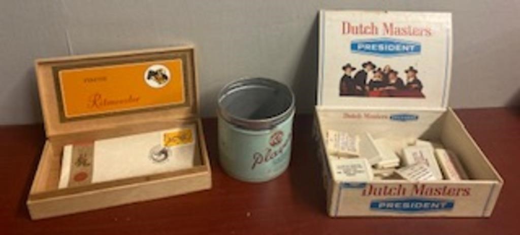 3 Tobacco Container Items