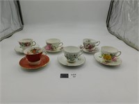 6 TEA CUPS