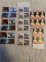 12 Dinosaur Stamps 25c, 12 Universal Postal