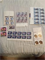 4 America’s 86 Stamps 22c, 6 World Stamp Expo 89