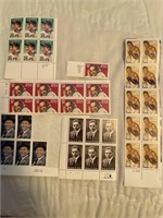 10 Joe LOUIS STAMPS 29c, 6 Ernest E Just Stamps