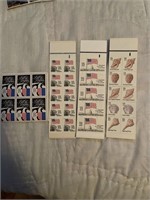 20 sea shell stamps 22c, 5 Flag Stamps 25c, 10