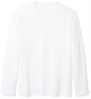 Essentials Men's Slim-Fit Long-Sleeve T-Shirt, Wh