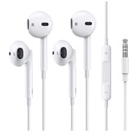 -Sealed - 2Pack Earbuds/Headphones/Earphones with