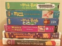 6 Winnie the Pooh VHS