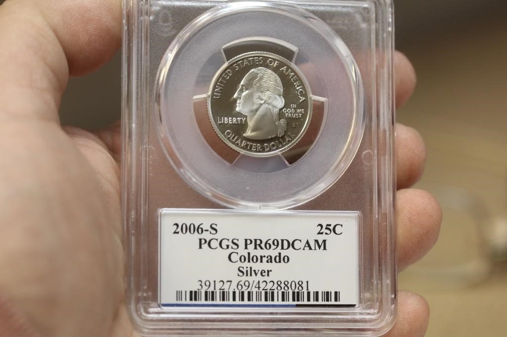 PCGS Graded Silver Quarter