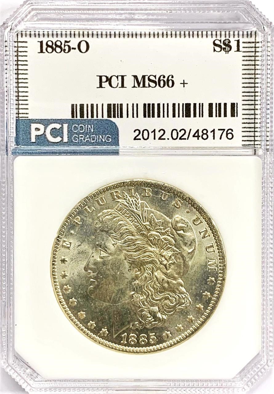 1885-O Morgan Silver Dollar MS-66 +