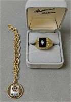 Men's Gold Filled Ring, Bell Telephone Service