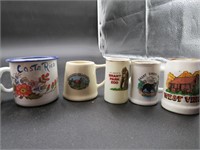 (8) Mini Collectible Mugs