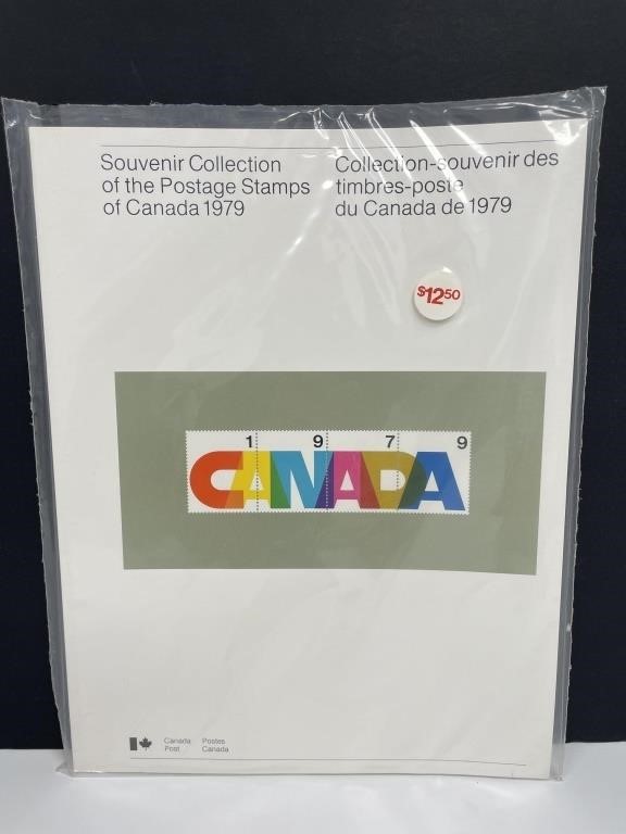 Canada Post souvenir collection, postage stamps,