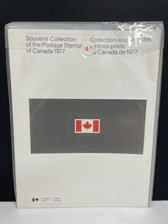 Canada Post souvenir collection, postage stamps,