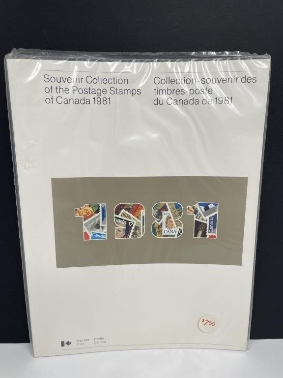 Canada Post souvenir collection, postage stamps,