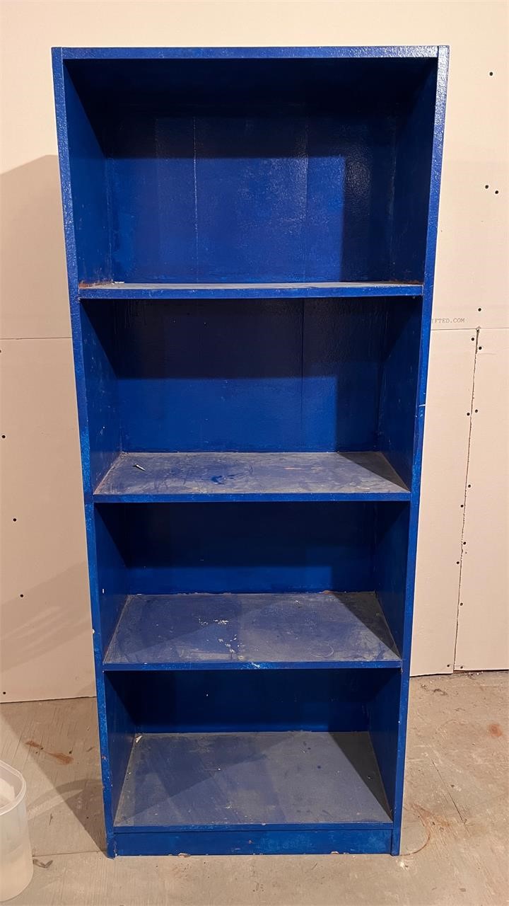 Blue Bookshelf & Highchair