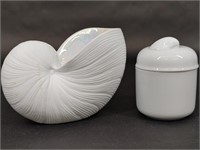 Estée Lauder White Linen Shell Collection Trinkets