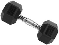 WF7562  Rubber Hex Dumbbell, 20LBs