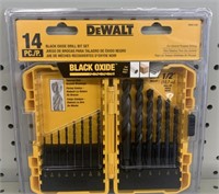 DeWalt 14 Piece Black Oxide Drill Bit Set