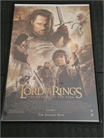 Framed Lord of the Rings Movie Poster