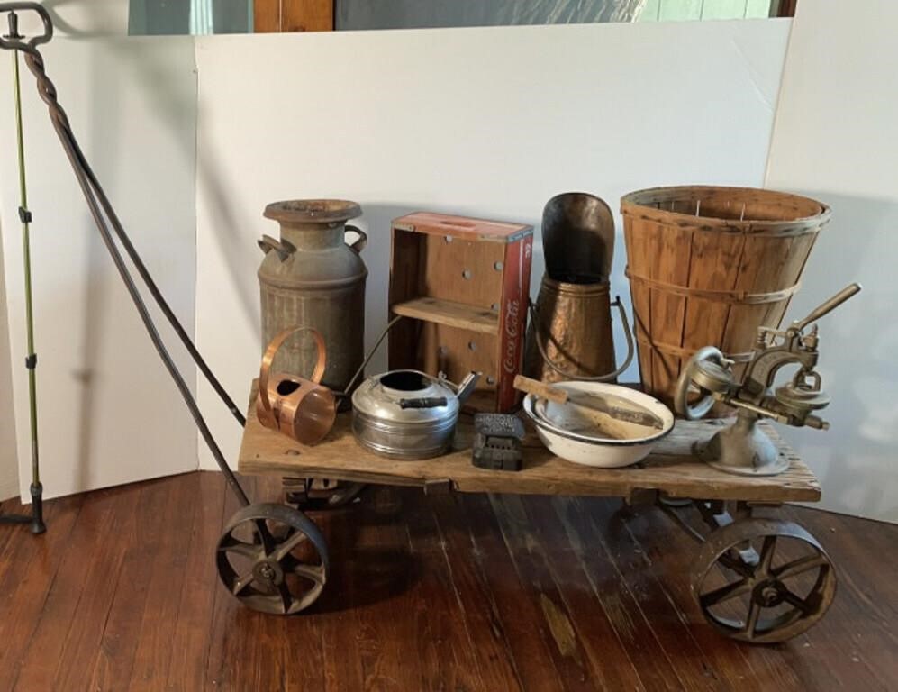 Industrial Cart, Milk Can, Mullin Paper Tester