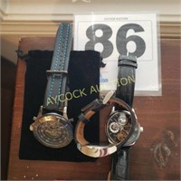 3 men's watches (Swiss Maste & Stuhrling)