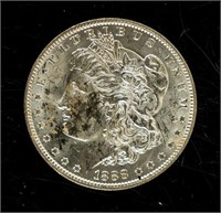 Coin 1888-O Morgan Silver Dollar in Brilliant Unc.