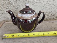 Brown Drip Ceramic Teapot