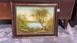 Oil on Canvas of Lake