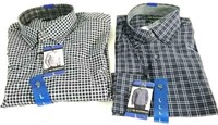 (2) LG Men's Dress Shirts- BC Clothing