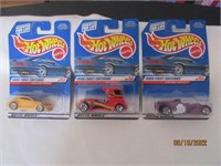 3 Sealed Hot Wheels 1998 First Editions