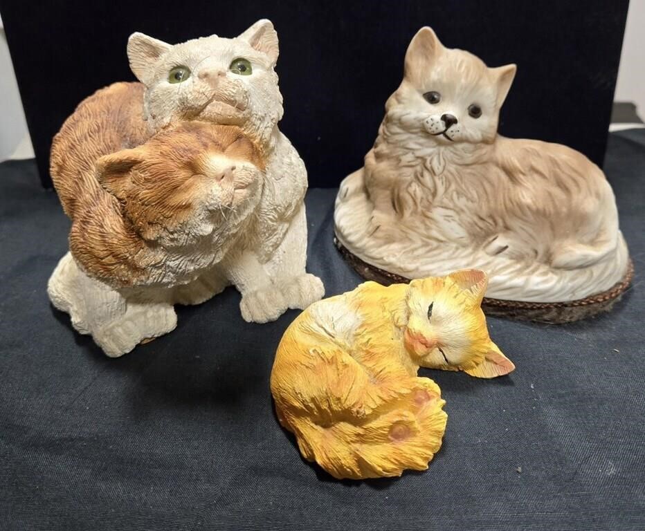 Lot Of Cat Figurines