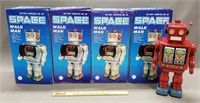 4 Space Walk Man Robot Toys