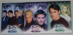 Lot of 3 Buffy Men of Sunnydale Promo cards