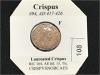 AD 417-426 Crispus Coin