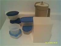 8 Various Storage Containers with Lids