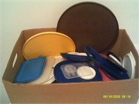 Lot of approx 75 lids for storage containers
