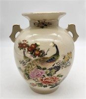 Satsuma Vase with Peacocks