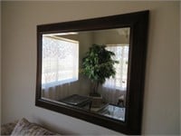 Framed Wall Mirror, 38" x 49"