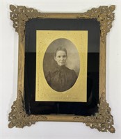 Large Antique Daguerreotype Portrait of a Woman