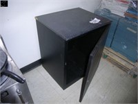 Metal cabinet with door laminate top