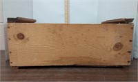 Vtg. Precision Fruit wooden crate. 19.5 x 12 3/8