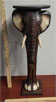 20" Tall Wooden Elephant Item