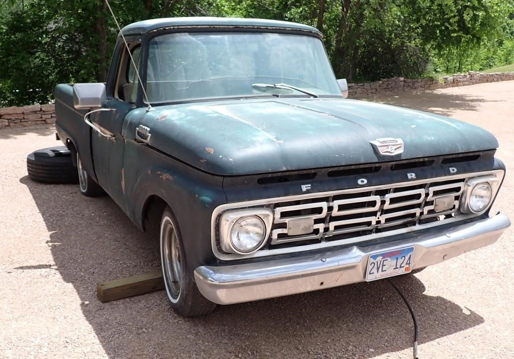 1965 FORD PICKUP - HAS CLEAN TITLE, BUT NEEDS WORK