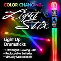 Light Stix LED Light Up Drumsticks (Color Change)|