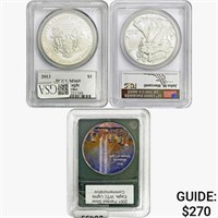 [3] 2001/2013 Silver Eagle PCGS MS69