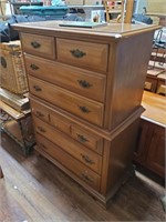 2 Over 5 Drawer Sumter Dresser-52t x 38w x 19d