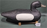 WHITE-WINGED SCOTER DECOY BRANDED " R "